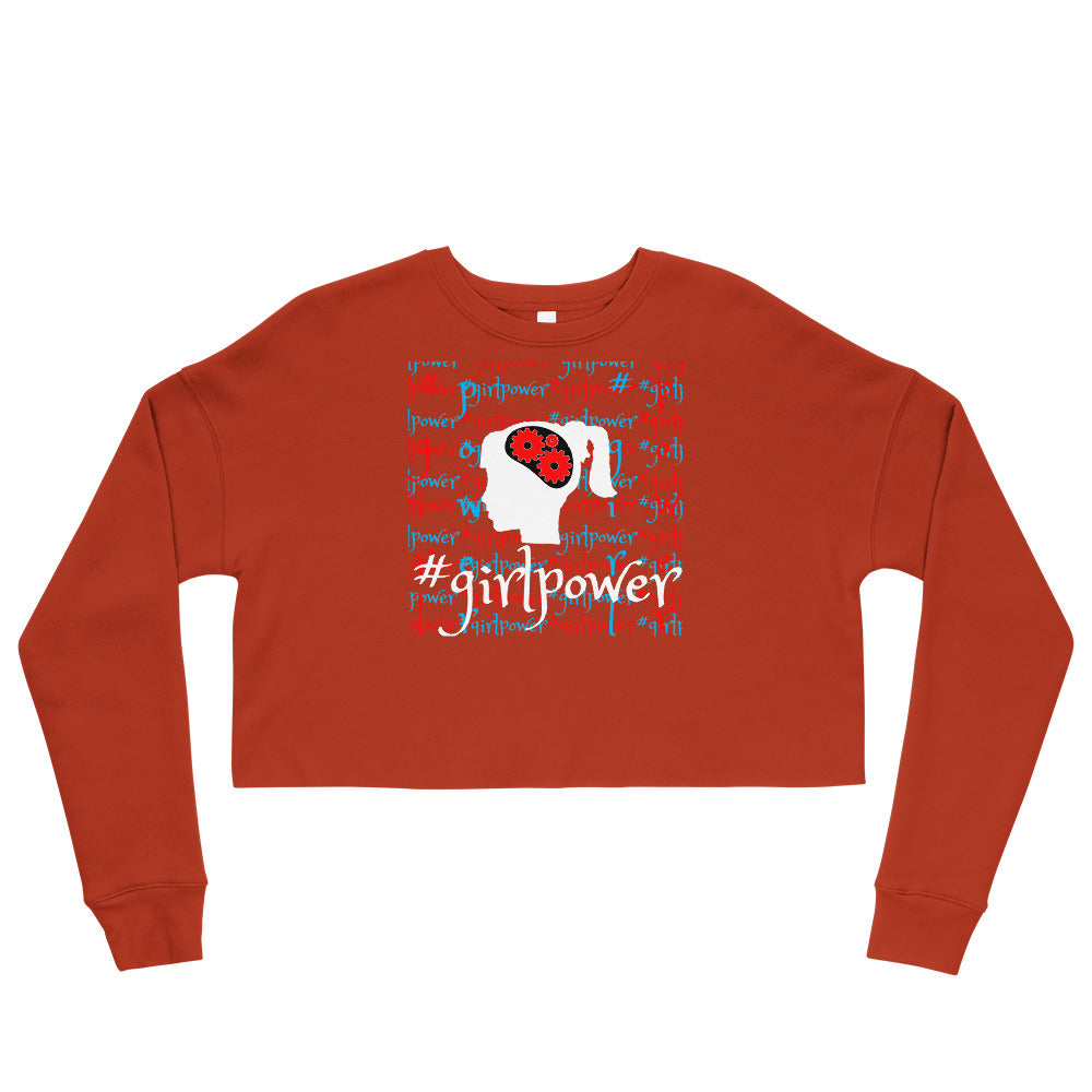 girlpower-girls-crop-shirt-wickedyo-womens-cropped-sweatshirt-brick red 3